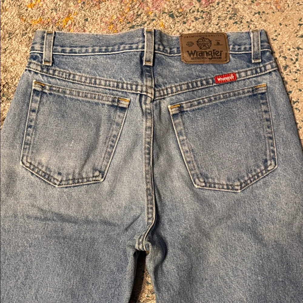 Wrangler Vintage Worn & Torn Men's Blue Straight Jeans 30x32
